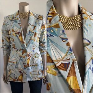 Vintage Saks Fifth Avenue Yacht Rock Blazer